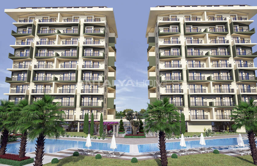 Apartments in Project Close to Sea in Alanya Demirtas