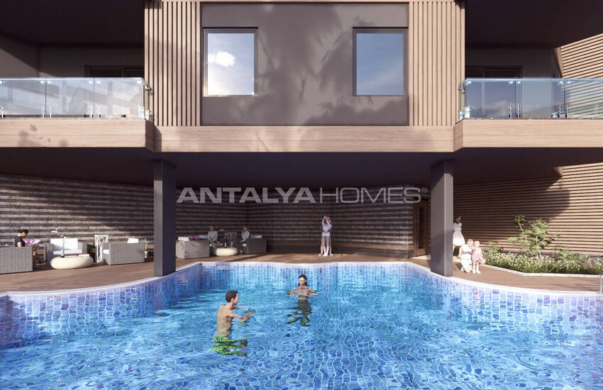 Alanya Oba'da Plaja ve Tüm Olanaklara Yakın Daireler 5