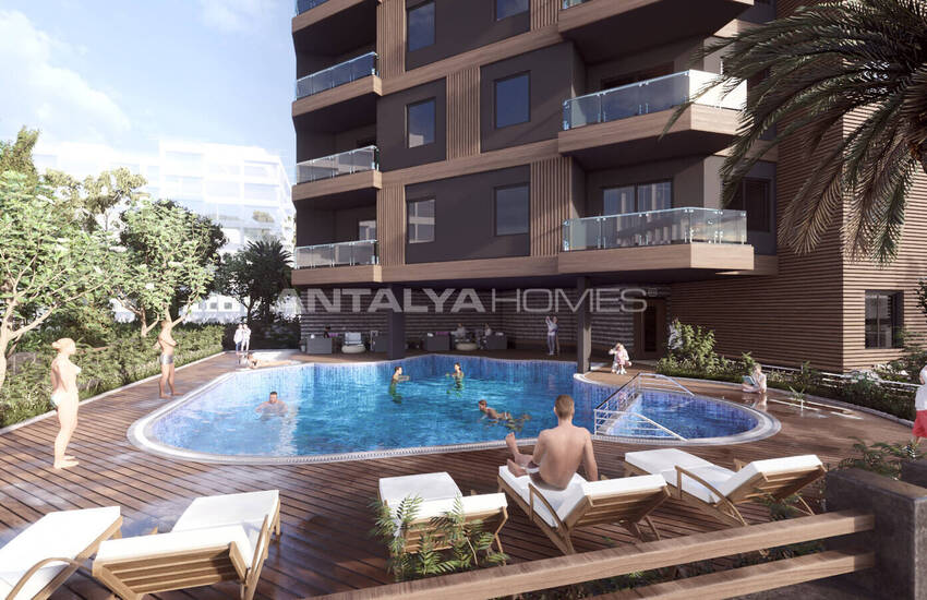 Alanya Oba'da Plaja ve Tüm Olanaklara Yakın Daireler 4