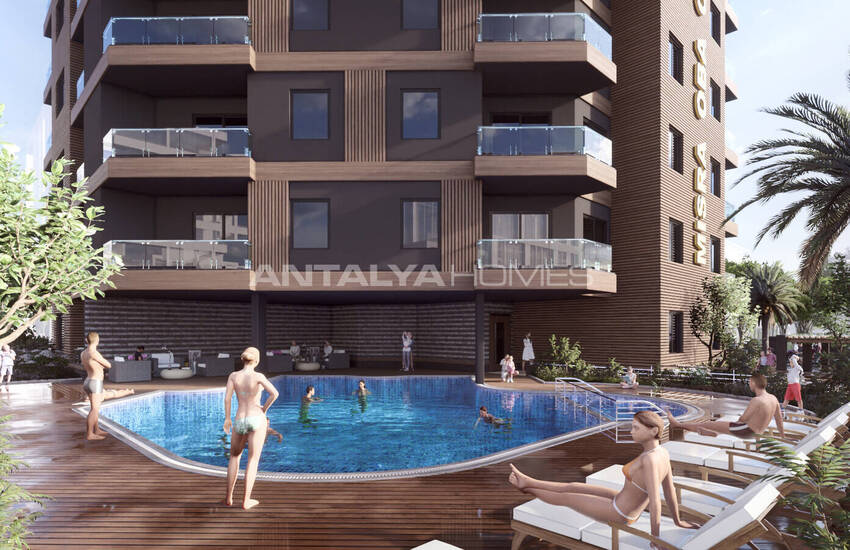 Alanya Oba'da Plaja ve Tüm Olanaklara Yakın Daireler 3