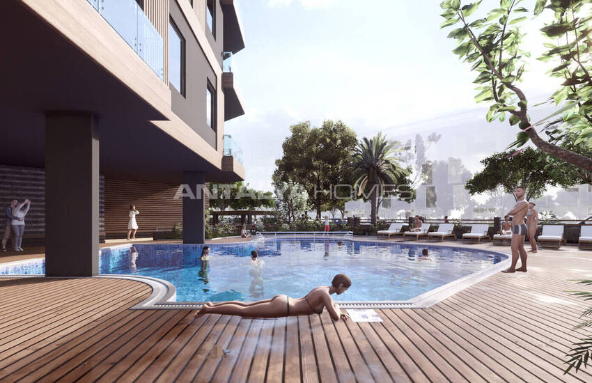 Alanya Oba'da Plaja ve Tüm Olanaklara Yakın Daireler 8