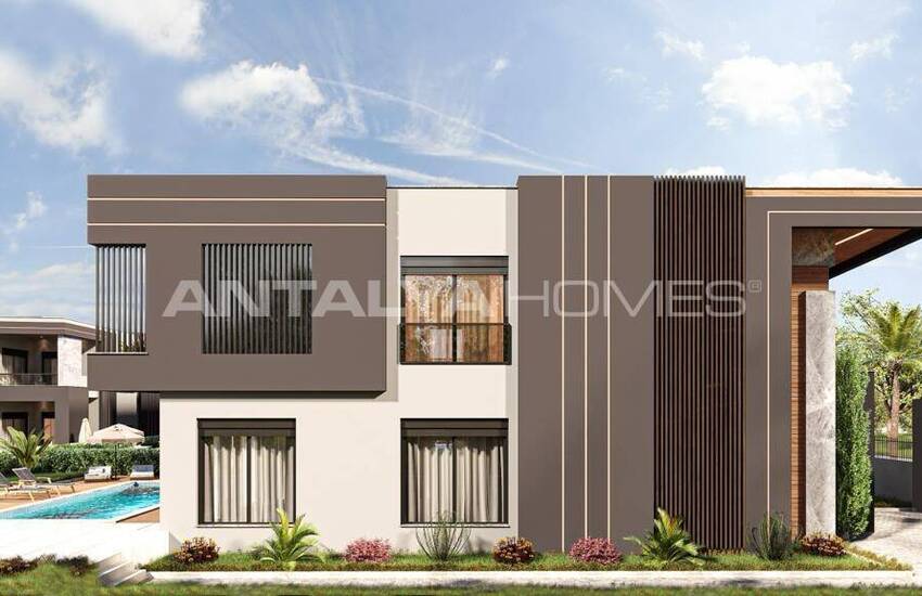 Houses with Spacious High Ceiling Design in Antalya Dosemealti 2