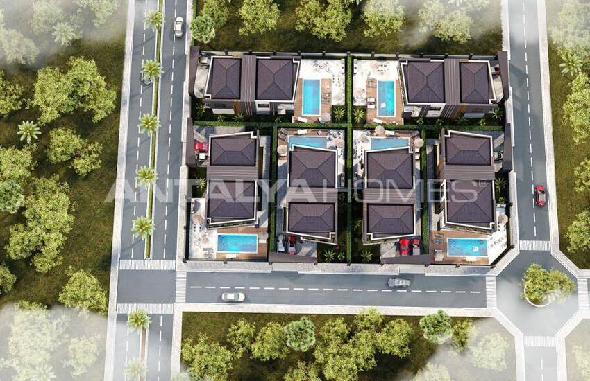 Houses with Spacious High Ceiling Design in Antalya Dosemealti 7