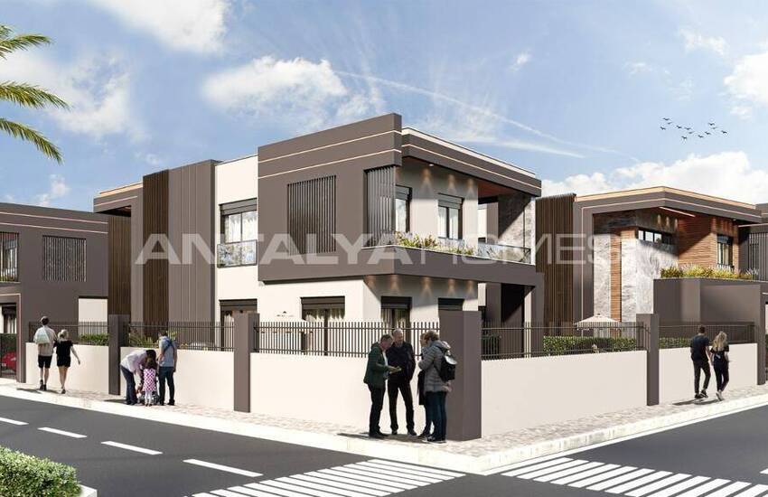 Houses with Spacious High Ceiling Design in Antalya Dosemealti 4