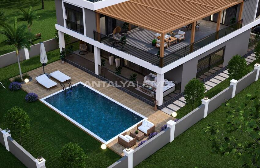 House with Mountain View and Private Pool in Antalya Dosemealti