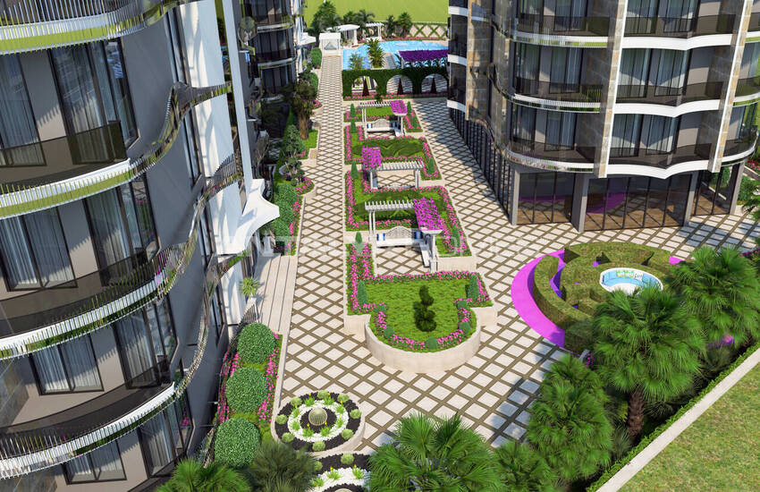 Nouvelle Propriétés Dans Un Complexe Complet À Alanya Tosmur 9