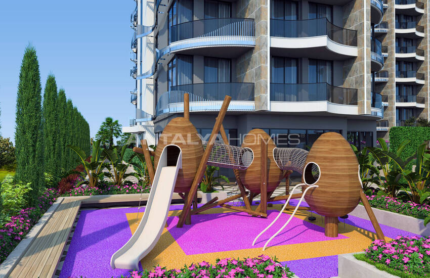 Nouvelle Propriétés Dans Un Complexe Complet À Alanya Tosmur 23