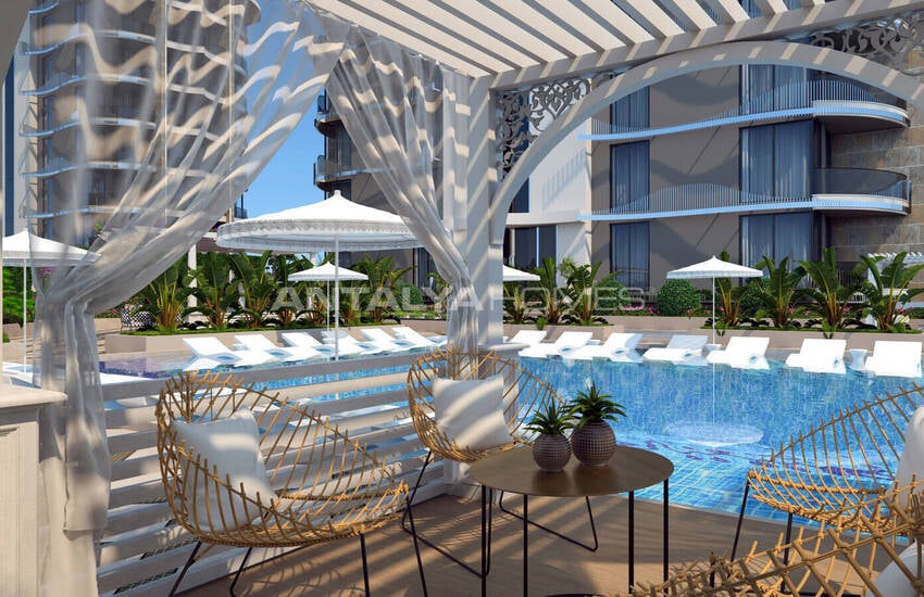 Nouvelle Propriétés Dans Un Complexe Complet À Alanya Tosmur 15