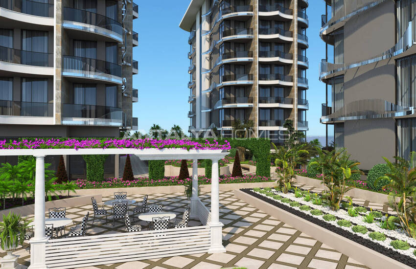 Nouvelle Propriétés Dans Un Complexe Complet À Alanya Tosmur 14
