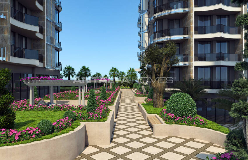 Nouvelle Propriétés Dans Un Complexe Complet À Alanya Tosmur 13
