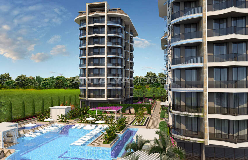 Nouvelle Propriétés Dans Un Complexe Complet À Alanya Tosmur 3