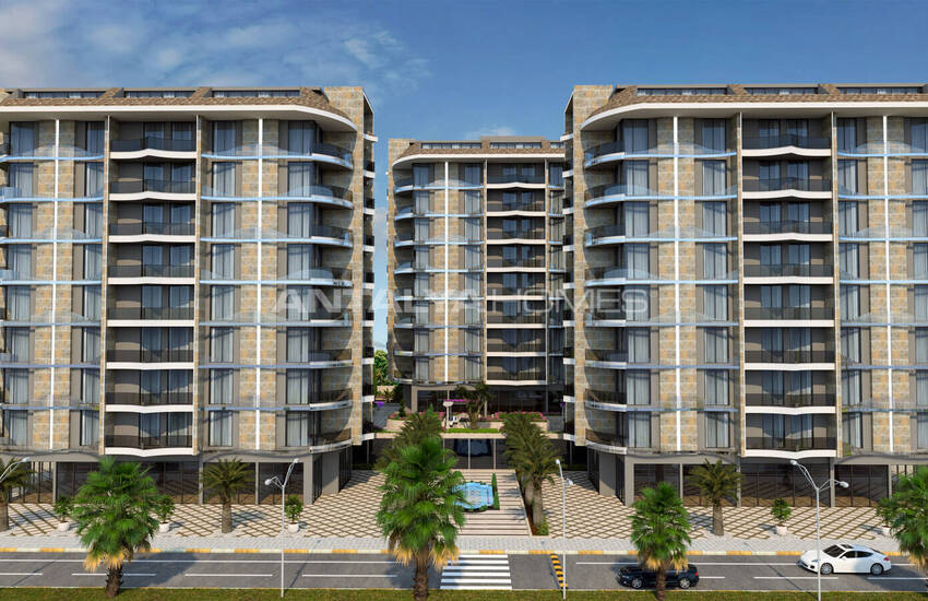 New Build Properties in Comprehensive Complex in Alanya Tosmur 1