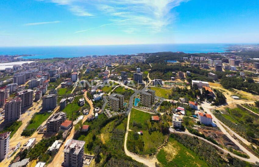 Alanya Avsallar'da Plaja Yakın Şık Tasarımlı Daireler 4