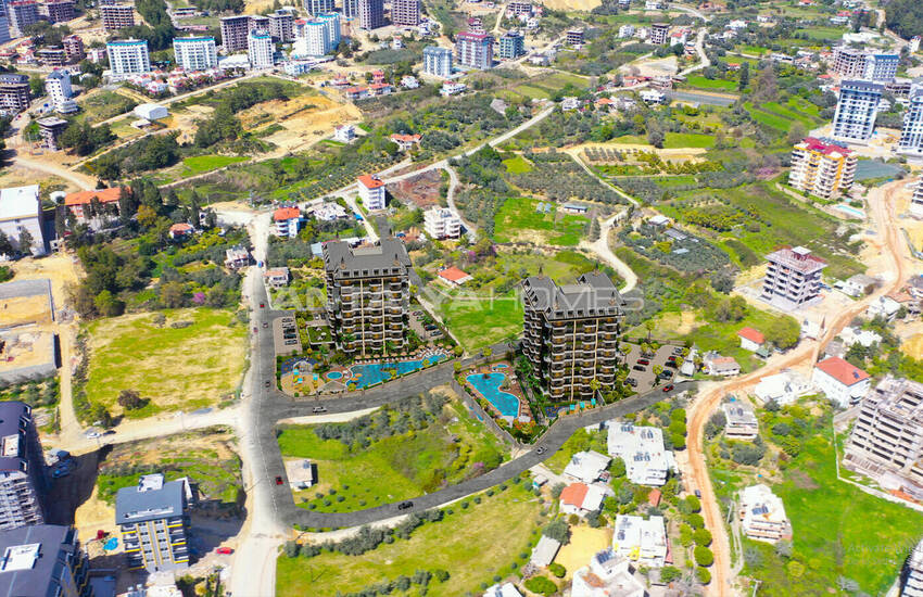 Alanya Avsallar'da Plaja Yakın Şık Tasarımlı Daireler 9