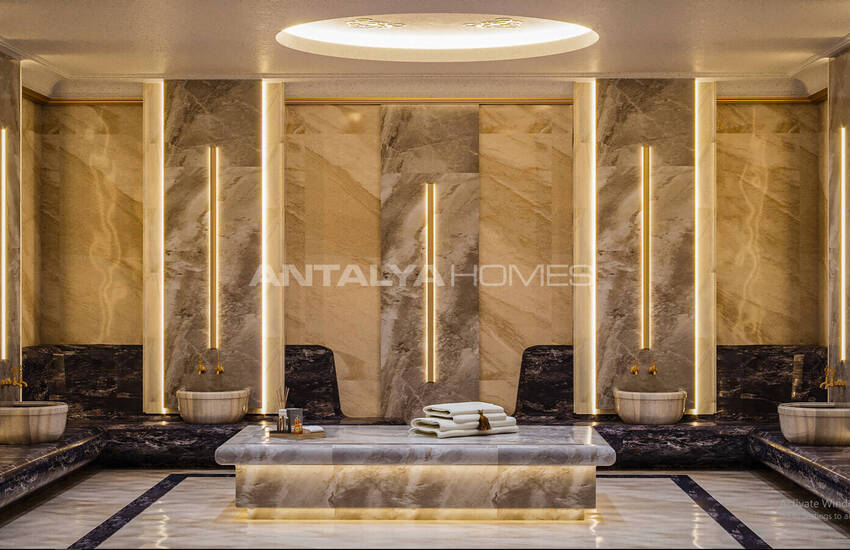 Alanya Avsallar'da Plaja Yakın Şık Tasarımlı Daireler 11