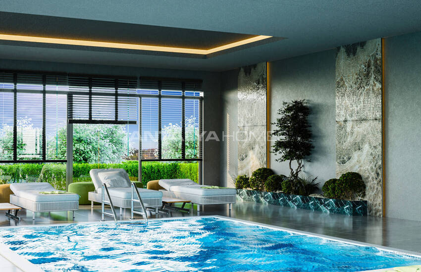 Alanya Avsallar'da Plaja Yakın Şık Tasarımlı Daireler 12