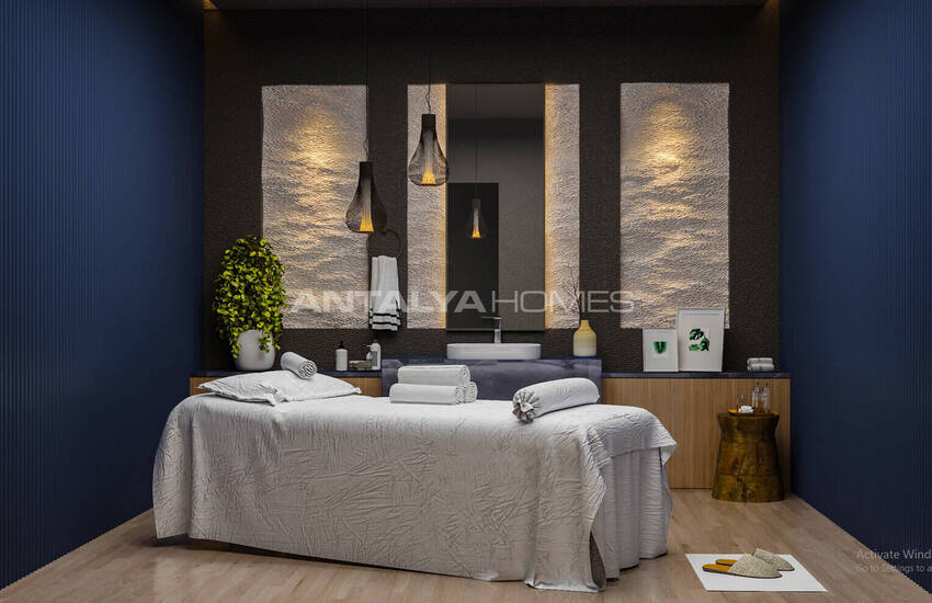 Alanya Avsallar'da Plaja Yakın Şık Tasarımlı Daireler 14