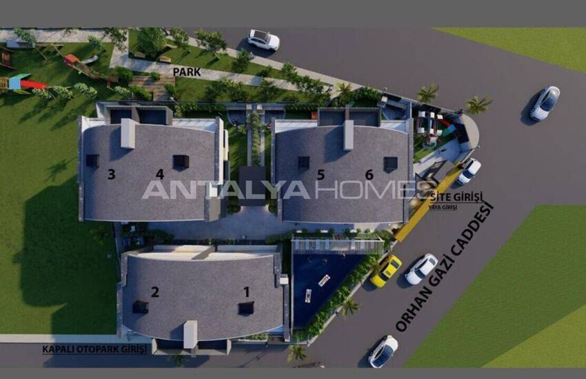 منزل شبه منفصل بتصميم واسع في أنطاليا دوشمالتي 9