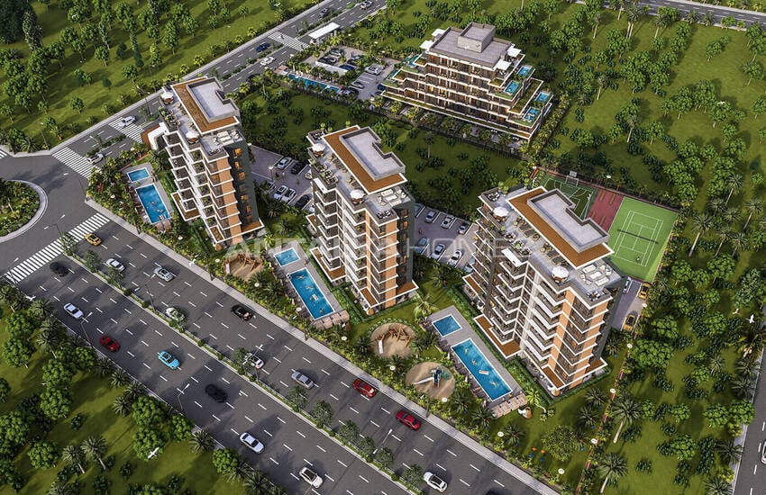 Antalya Altıntaş'ta Havalimanına Yakın Konumda Şık Daireler 2