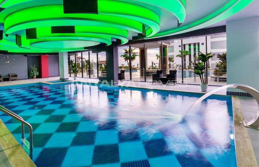 عقارات مطلة على البحر بالقرب من المرافق في ألانيا 7