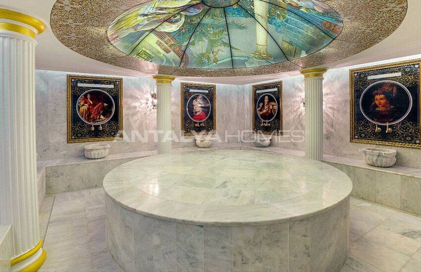 عقارات مطلة على البحر بالقرب من المرافق في ألانيا 21