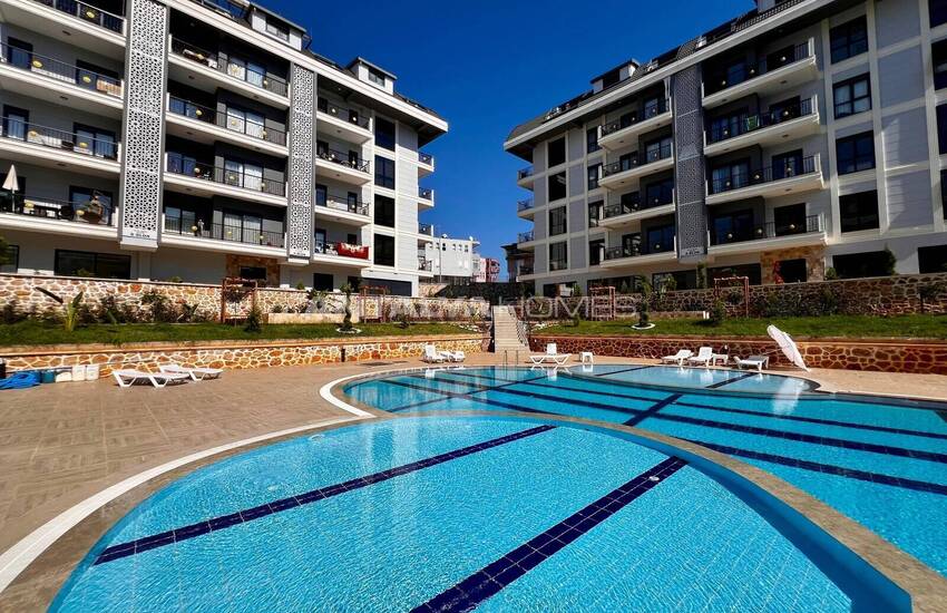 New Build Flat Suitable for Investment in Alanya Oba 1