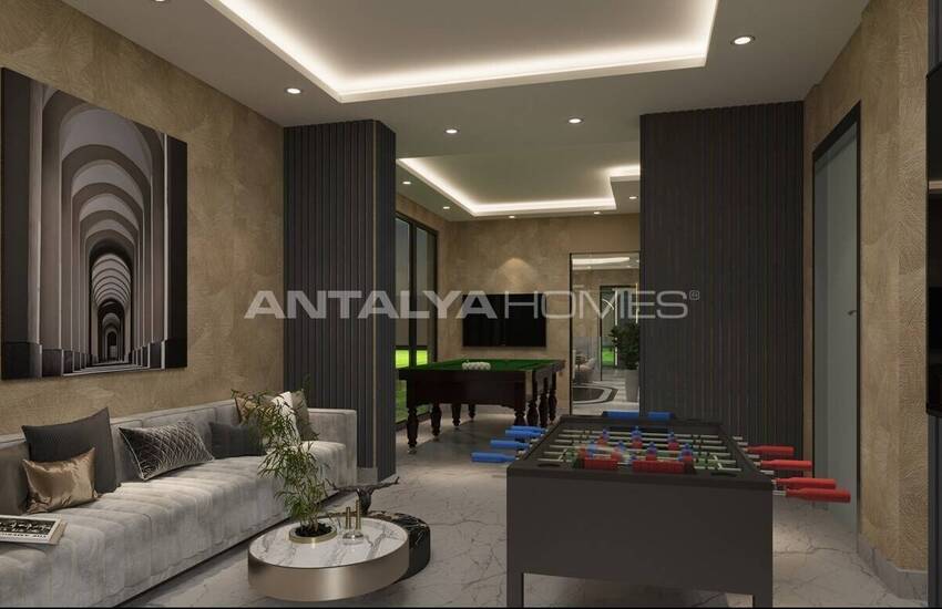 Apartments in Complex Intertwined with Nature in Alanya Oba 10