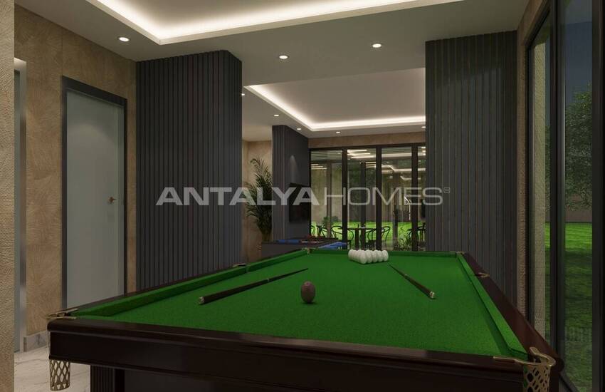 Apartments in Complex Intertwined with Nature in Alanya Oba 11