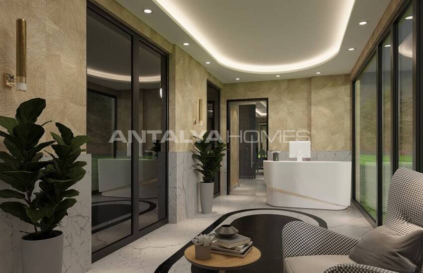 Apartments in Complex Intertwined with Nature in Alanya Oba 13