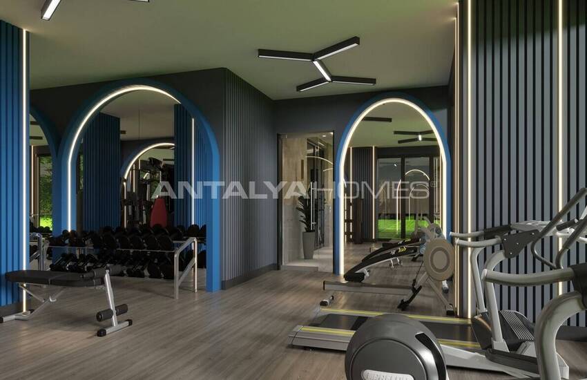 Apartments in Complex Intertwined with Nature in Alanya Oba 14