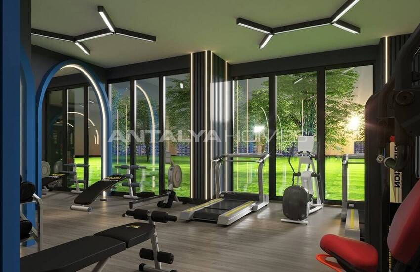 Apartments in Complex Intertwined with Nature in Alanya Oba 15