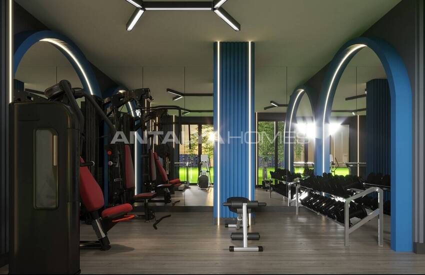 Apartments in Complex Intertwined with Nature in Alanya Oba 16