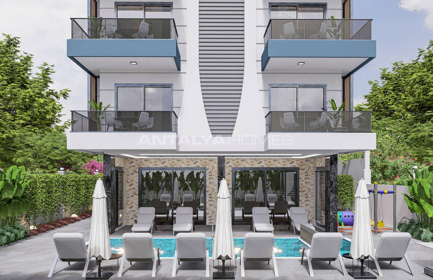 New Real Estate in Complex with Social Amenities in Alanya