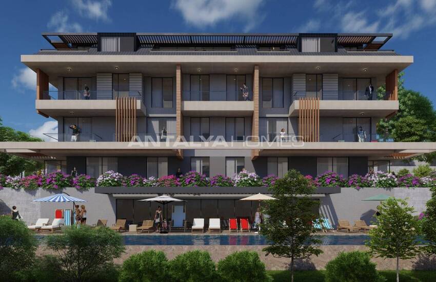 Alanya'da Doğayla İç İçe ve Deniz Manzaralı Daireler 4