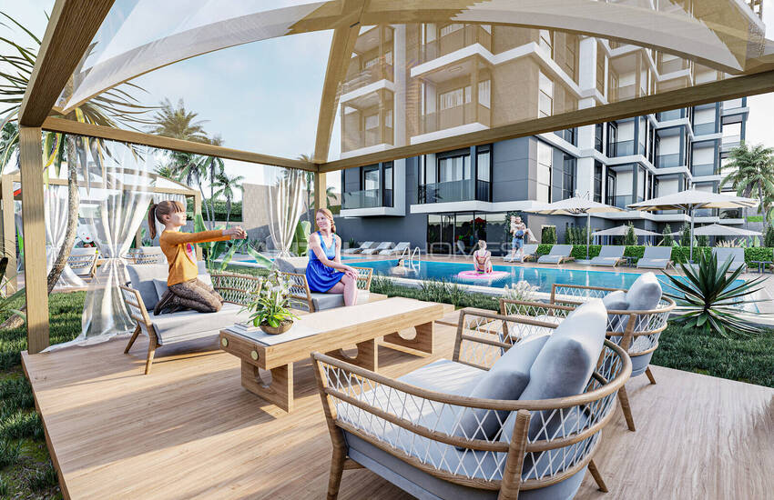 Seafront Apartments with Stylish and Useful Design in Alanya Kestel 3