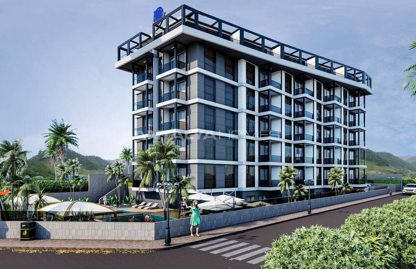 Seafront Apartments with Stylish and Useful Design in Alanya Kestel 2