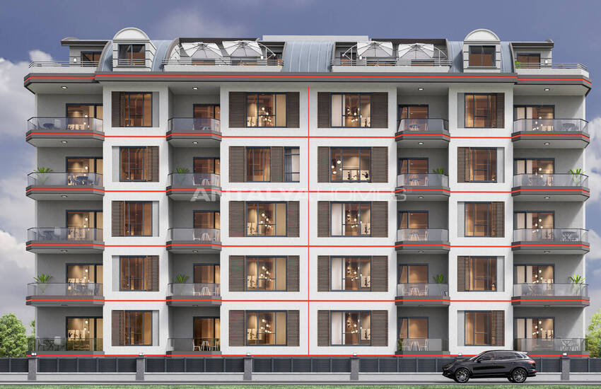 Appartementen In Een Complex Met Centrale Ligging In Mahmutlar Alanya
