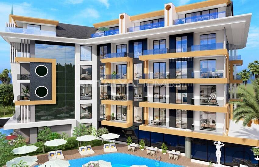 Alanya Oba'da Akıllı Ev Sistemlerine Sahip Lüks Daireler 17