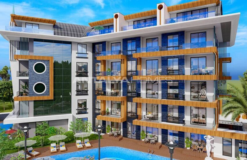 Appartements Avec Systèmes De Maison Intelligente À Alanya Oba 19