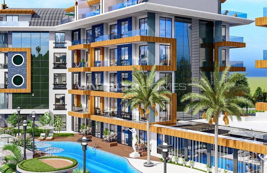 Appartements Avec Systèmes De Maison Intelligente À Alanya Oba 2
