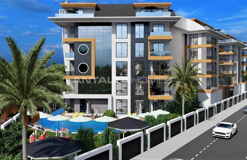 Appartements Avec Systèmes De Maison Intelligente À Alanya Oba 13