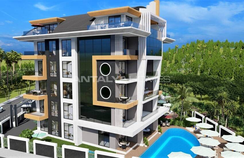Appartements Avec Systèmes De Maison Intelligente À Alanya Oba 12
