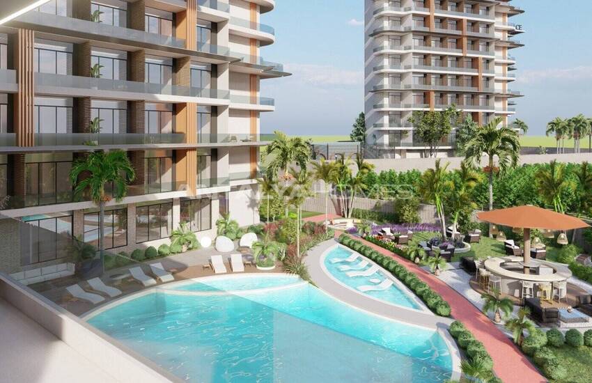 Flats in Hotel-concept Complex Near Amenities in Alanya 1