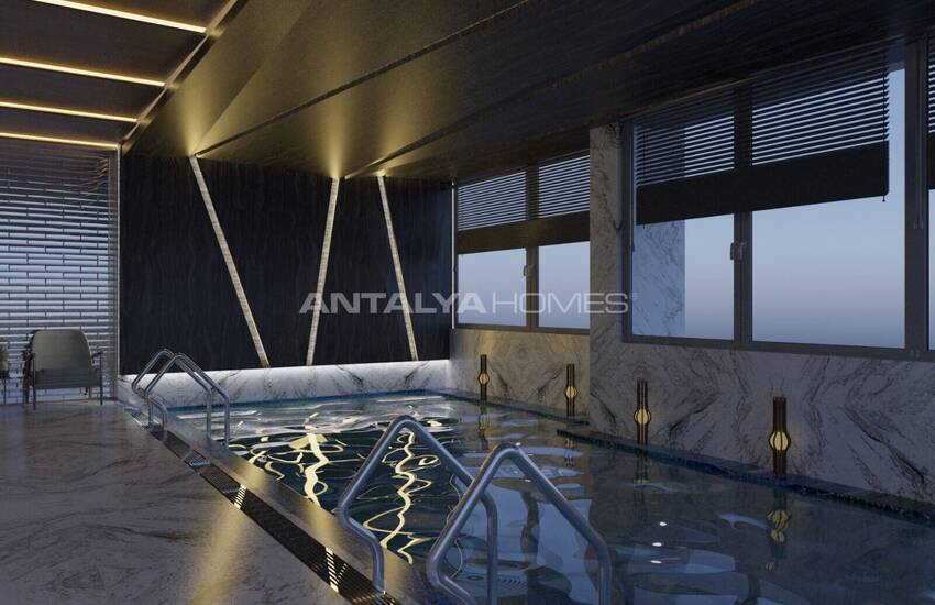 آپارتمان در مجتمع هتل مفهومی در نزدیکی امکانات رفاهی در آلانیا 35