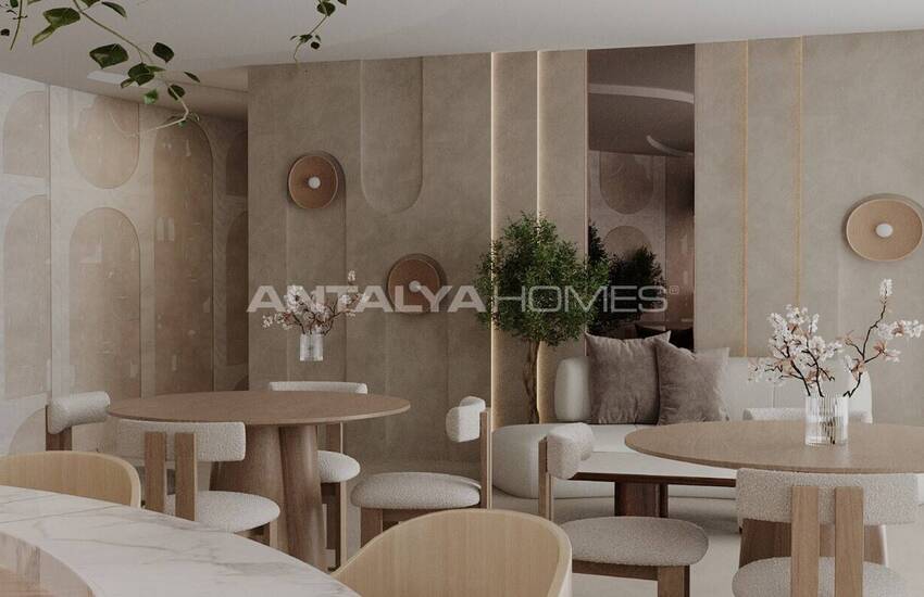 آپارتمان در مجتمع هتل مفهومی در نزدیکی امکانات رفاهی در آلانیا 38