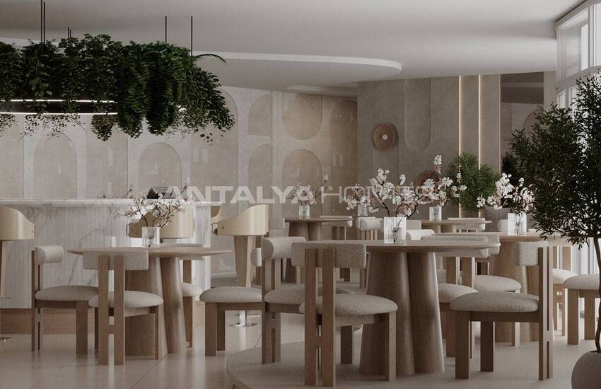 آپارتمان در مجتمع هتل مفهومی در نزدیکی امکانات رفاهی در آلانیا 39