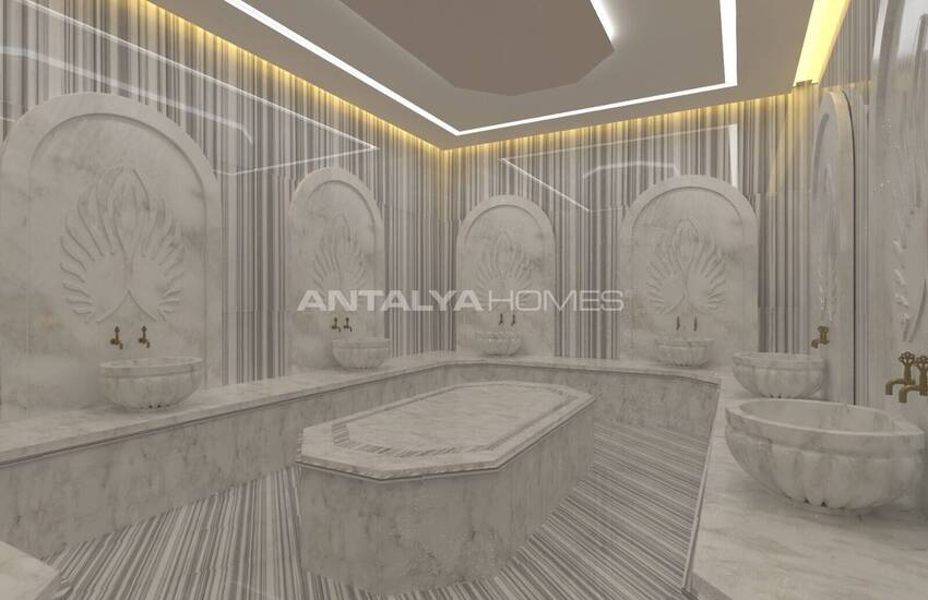 آپارتمان در مجتمع هتل مفهومی در نزدیکی امکانات رفاهی در آلانیا 42