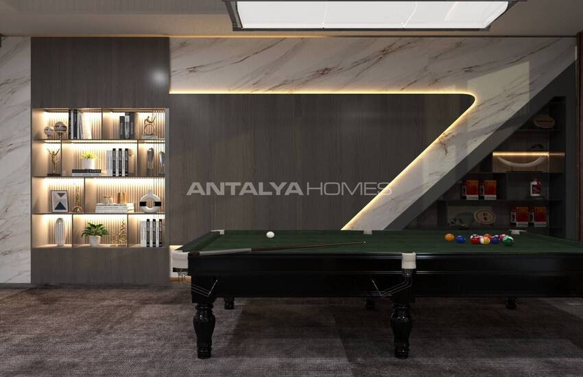 آپارتمان در مجتمع هتل مفهومی در نزدیکی امکانات رفاهی در آلانیا 48