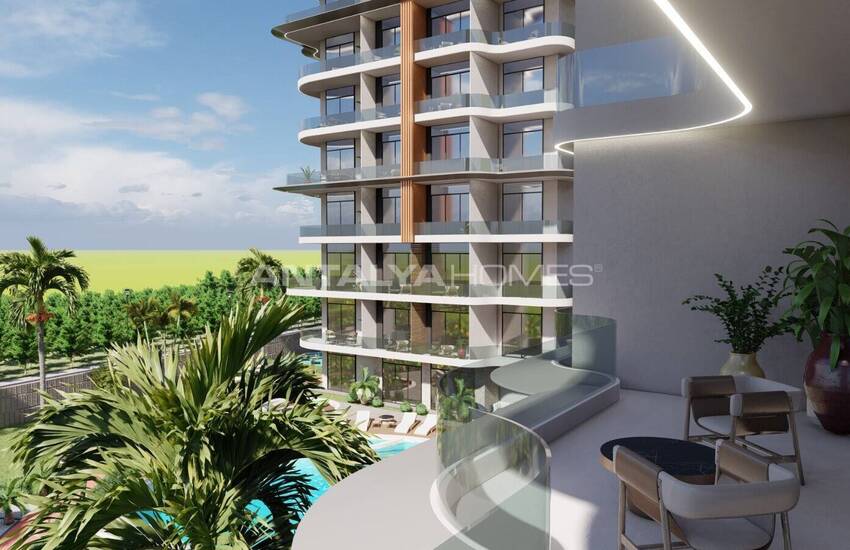 آپارتمان در مجتمع هتل مفهومی در نزدیکی امکانات رفاهی در آلانیا 3