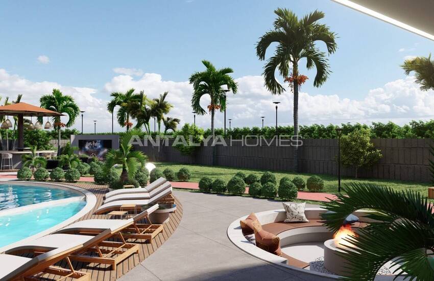 آپارتمان در مجتمع هتل مفهومی در نزدیکی امکانات رفاهی در آلانیا 19